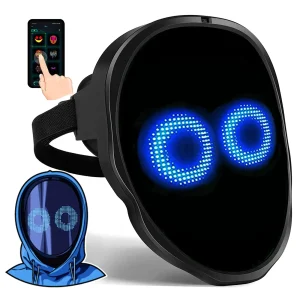 LED Light Up Mask APP Control Programmable Glowing Face Masks